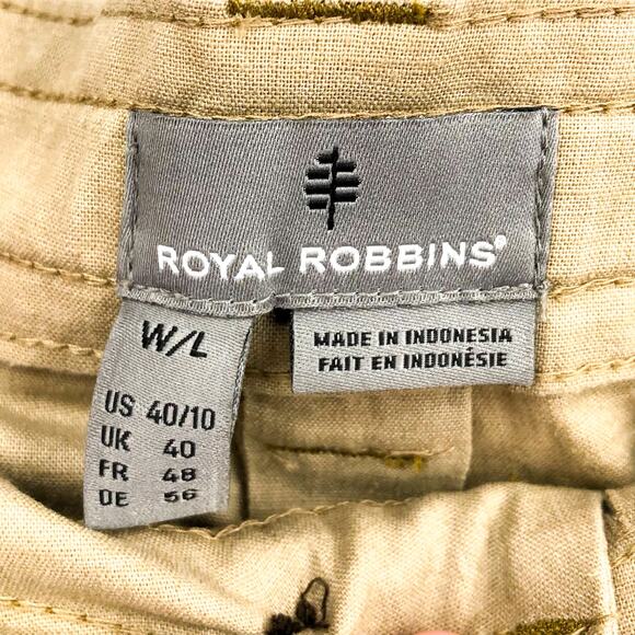 ROYAL ROBBINS Men's Hempline Shorts Size 40 Tan True Khaki 10" Inseam NWT - Picture 11 of 16